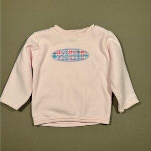 Kids Pink Long Sleeve Shirt 4T